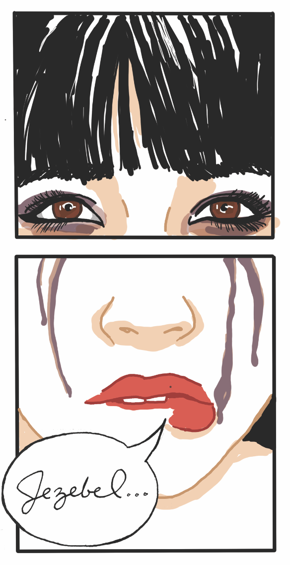 Panels from "Jezebel" from JOAN JETT & the BLACKHEARTS 40x40