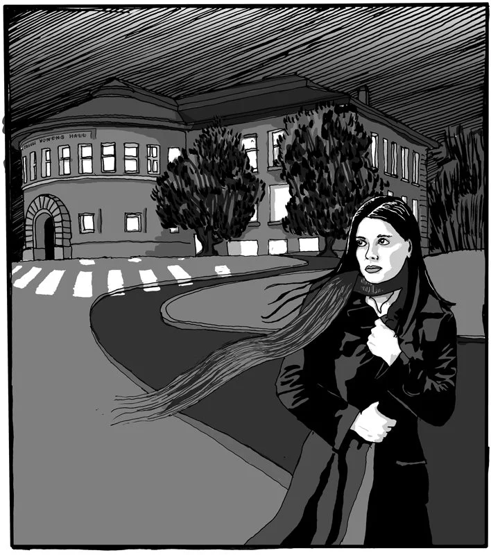 Panel from "Don't You Trust Me", written by Joyce Carol Oates, Dark Horse Comics