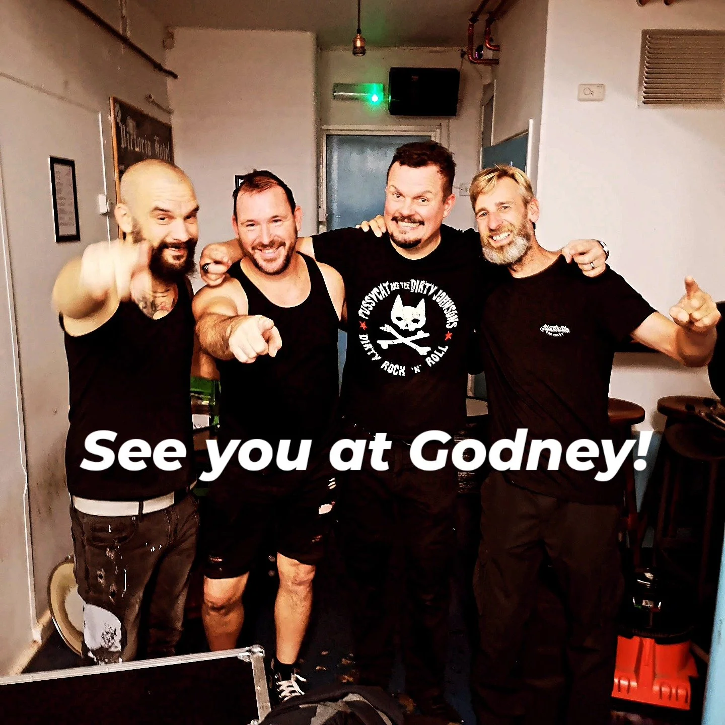 We're ready for our set on Saturday at Godney. Get your tickets before it's too late.