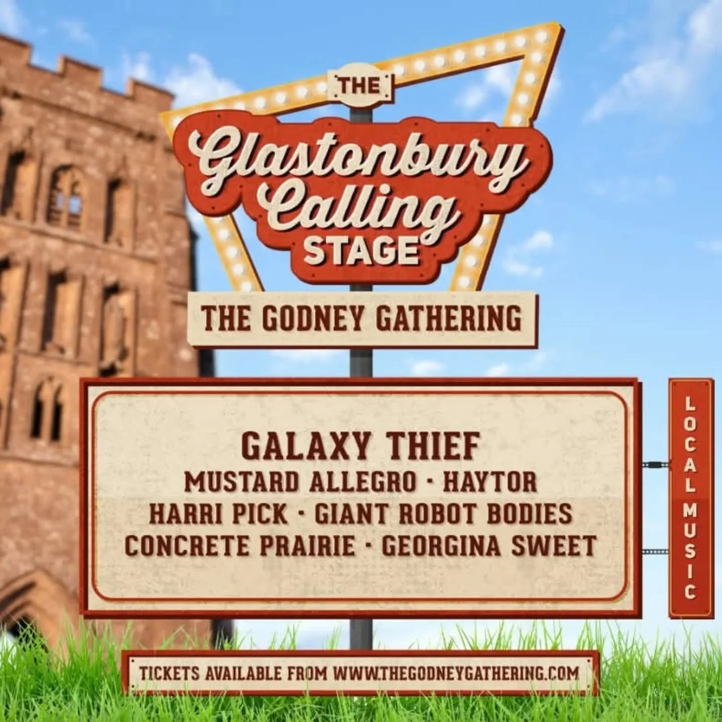 We hope you have your tickets for Godney! See you there! 🤖🤘