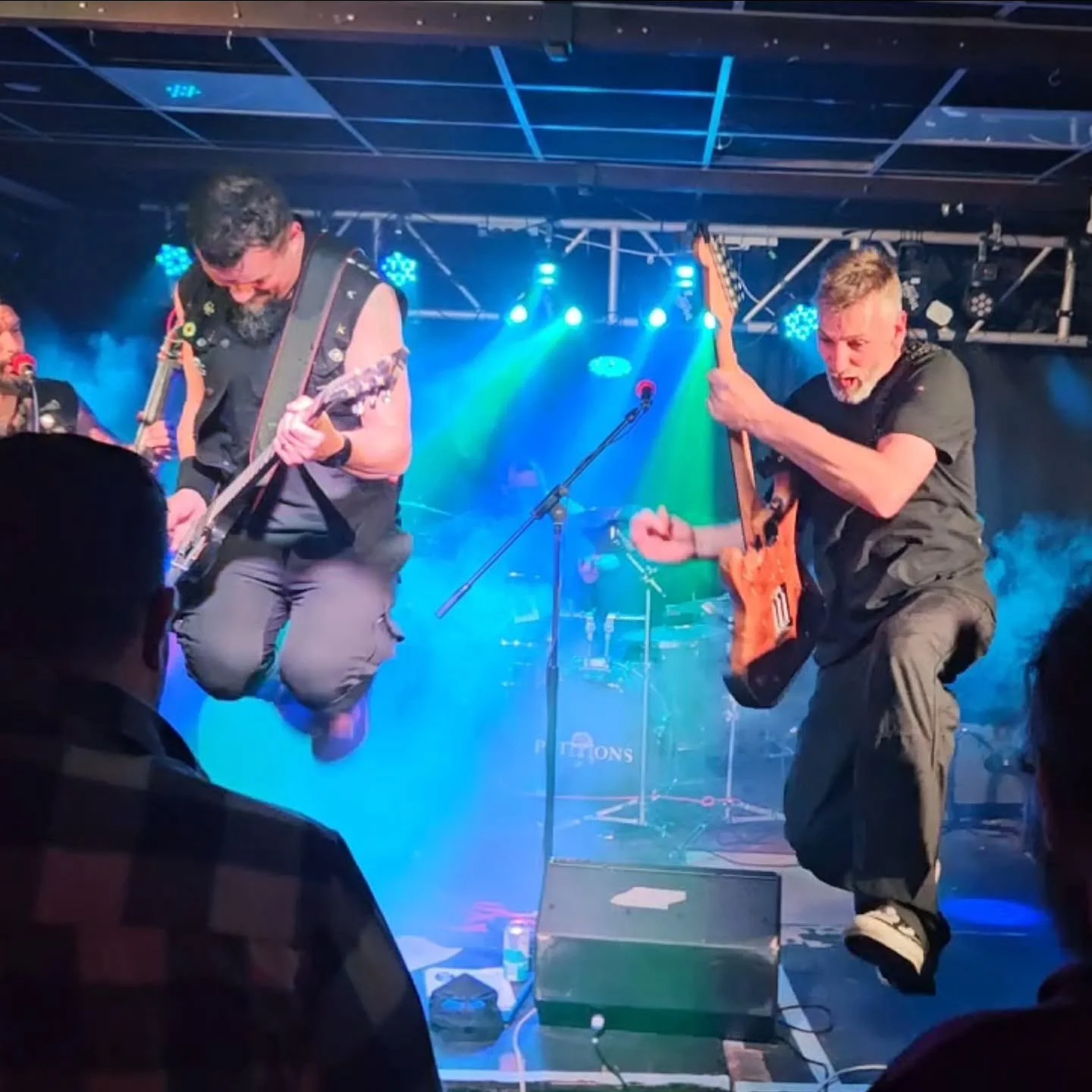 Warning: flying guitarists