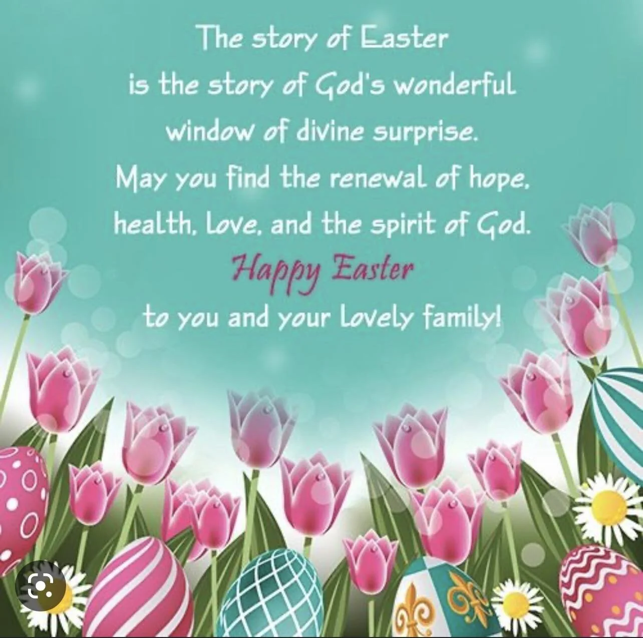 Happy Easter! May your day be blessed!!