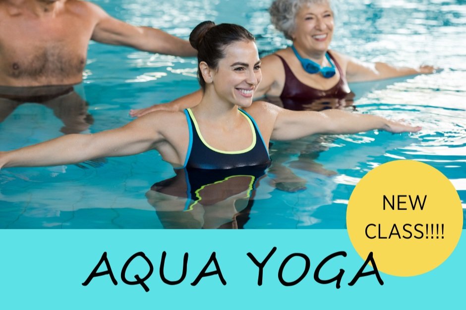 AQUA YOGA (6 week series) starts APril 27th 4:00-4:45 PM