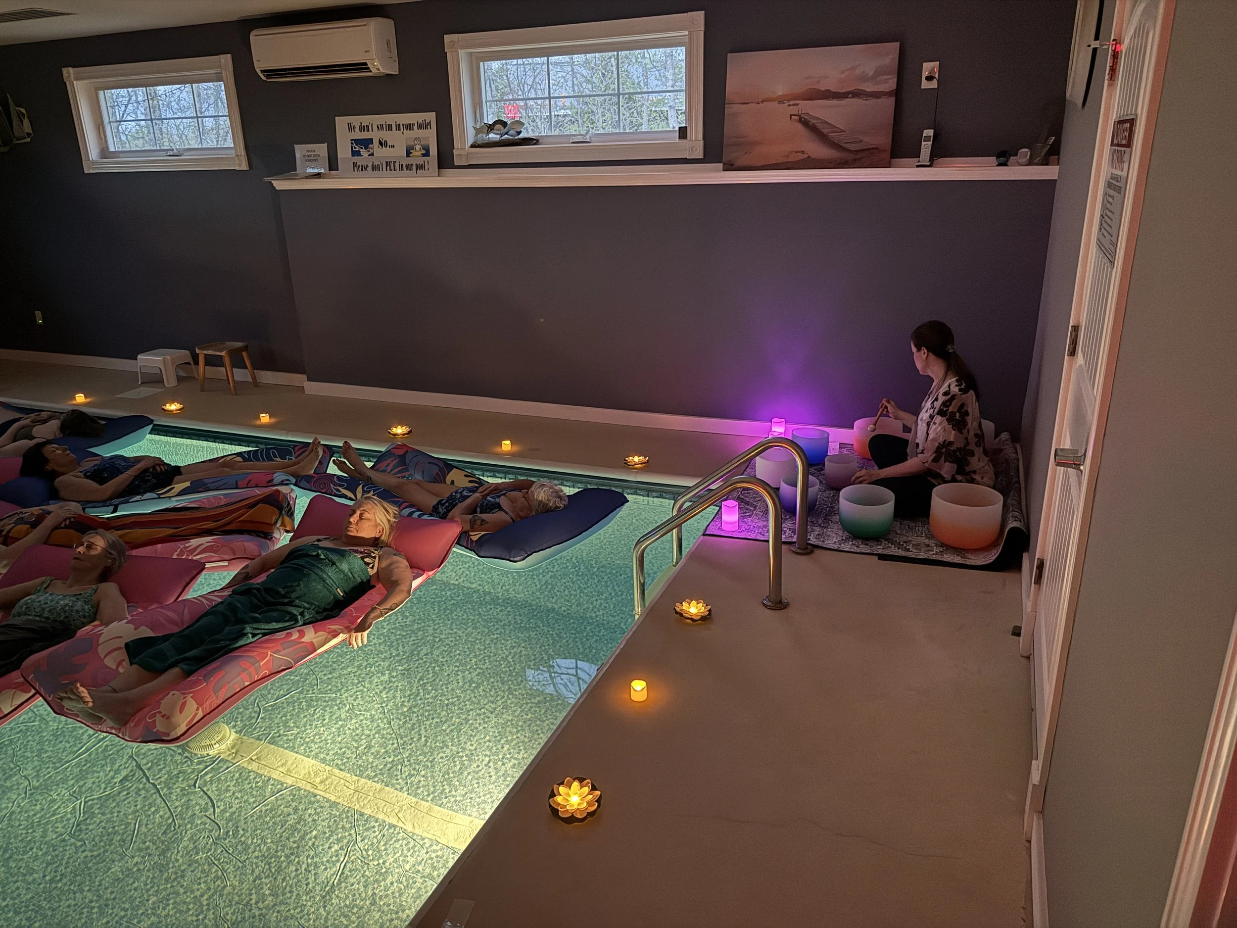 Floating Sound Bath: A sacred journey through water sound and self