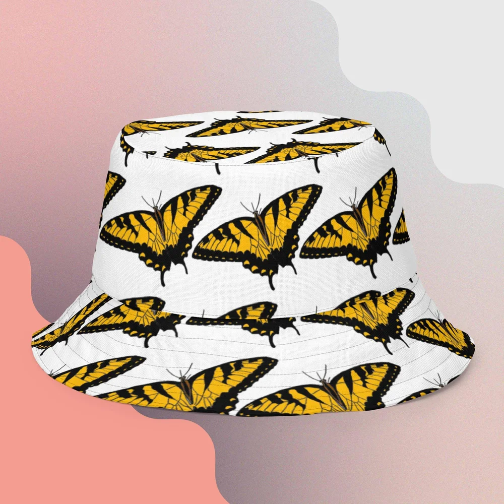 Butterfly Reversible bucket hat — Arroyo Seco Live