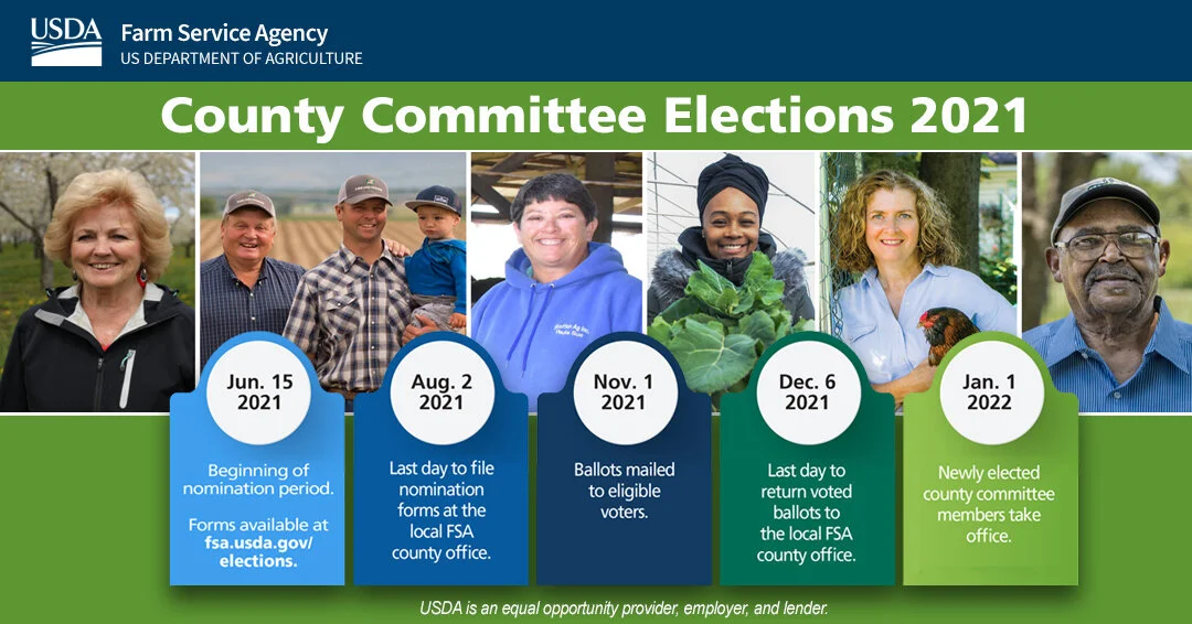 Farm Service Agency Now Accepting Nominations for County Committee Members
