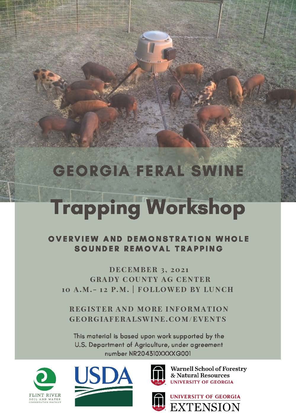 Feral Swine Trapping Demonstration & Workshop