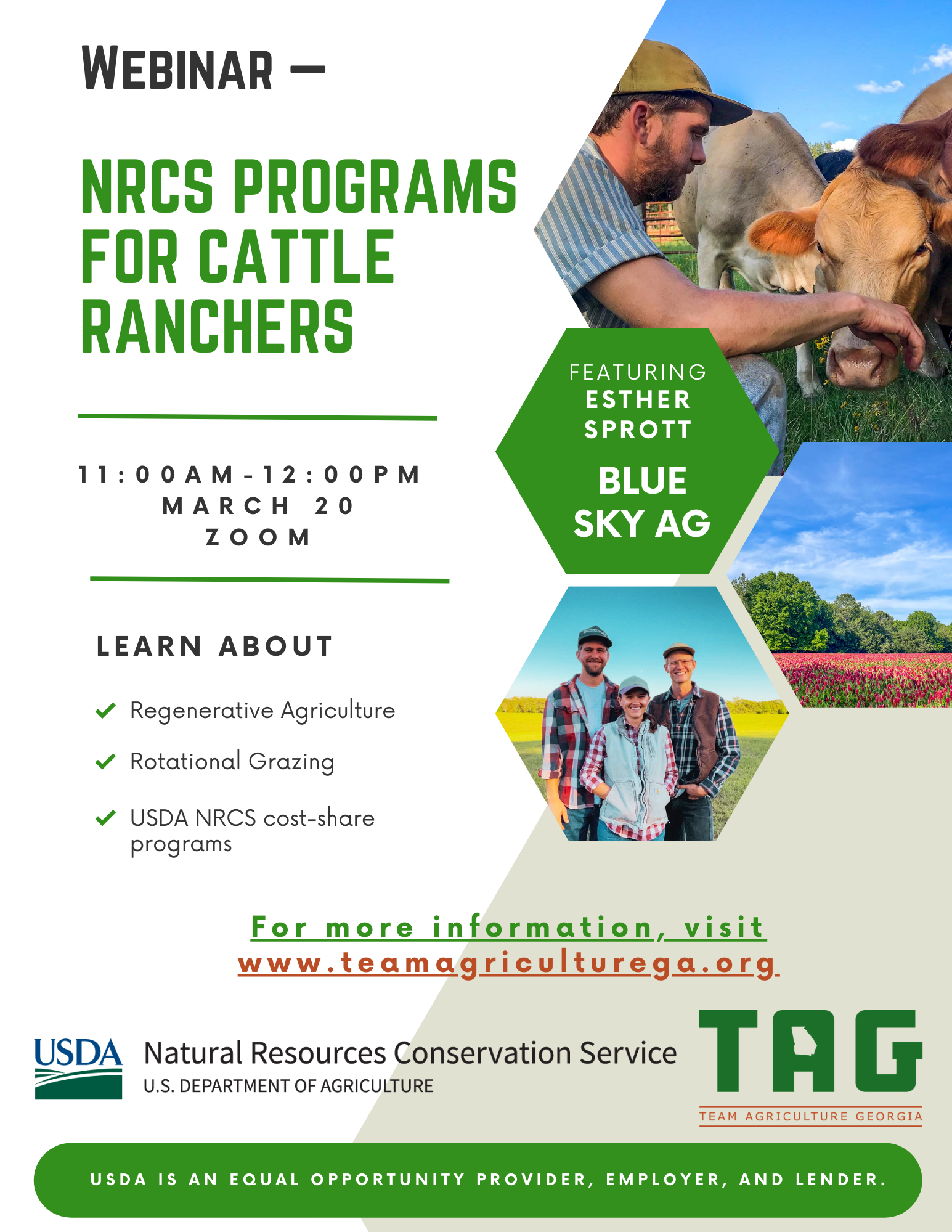 Webinar: NRCS Programs for Cattle Ranchers