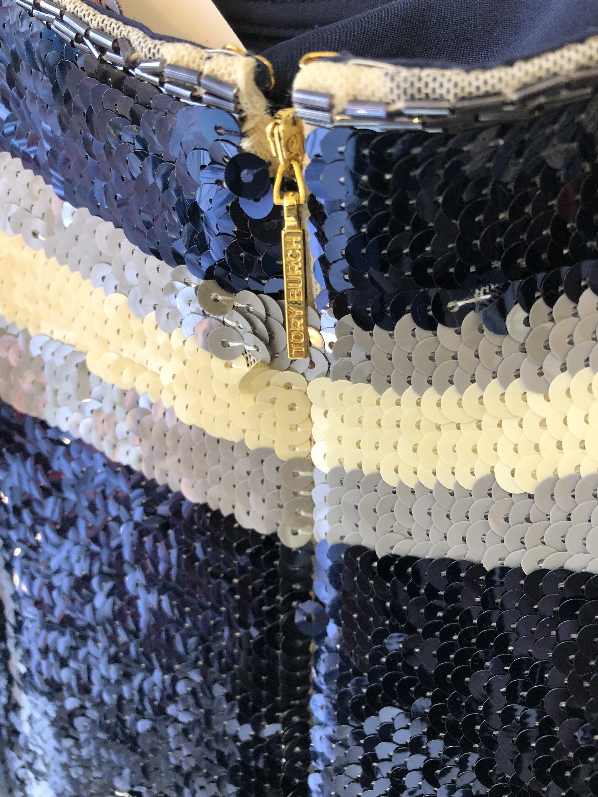 Tory Burch Striped Sequins Cocktail Dress (Copy) — RESTYLE