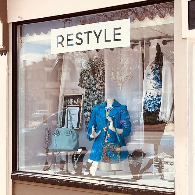 💙New window display💙we&rsquo;ll be changing the window regularly so just message us if you see something you love and we&rsquo;ll ship or hold for you! So excited to open the doors again soon and see you all!💘
