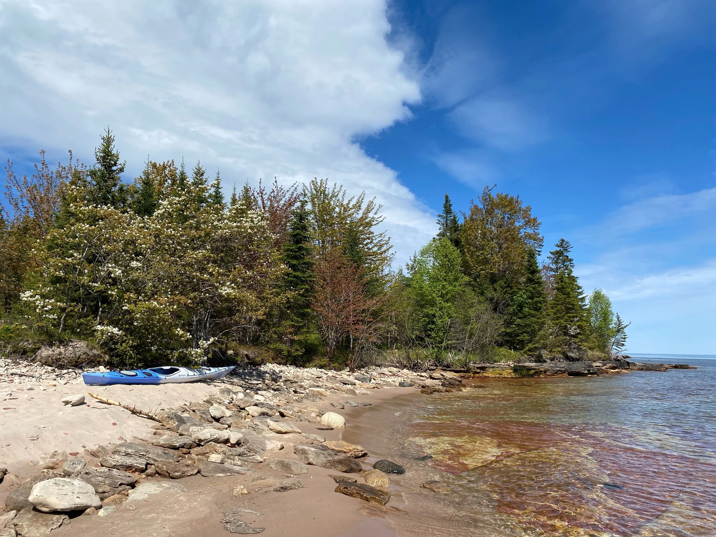 Gitche Gumee, the big lake