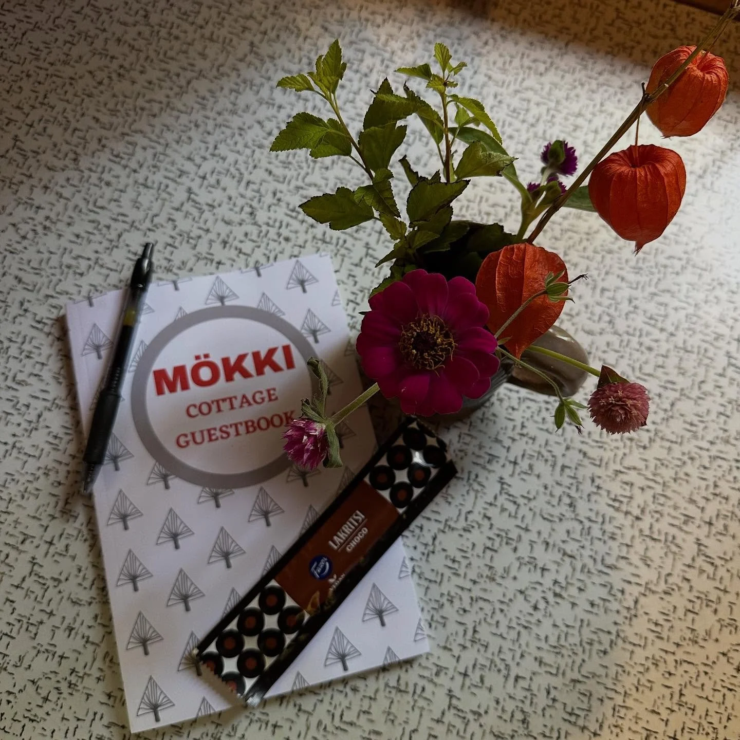 New guest books. M&ouml;kki means &ldquo;cottage&rdquo; in Finnish 🇫🇮 manninenscabins.com #m&ouml;kki #m&ouml;kkiguestbook #m&ouml;kkimemories #otterlakelife #manninenscabins