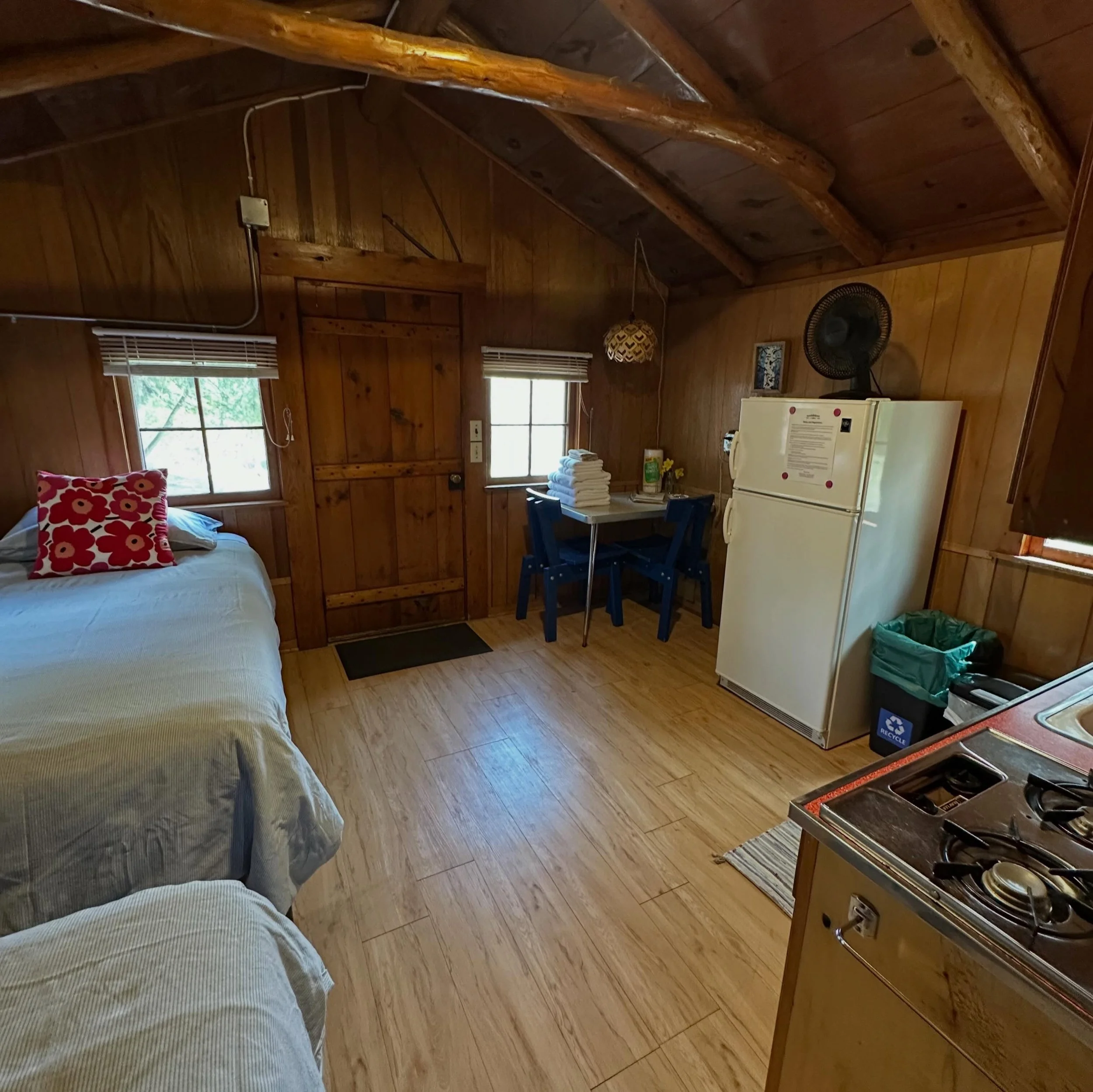 The Viisi (No.5) cabin is a favorite. manninenscabin.com #viisicabin #tinyhousecabin #otterlakelife #manninenscabins