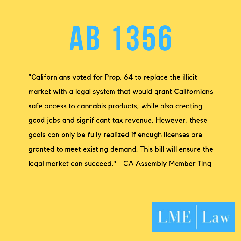 AB 1356 cannabis retail