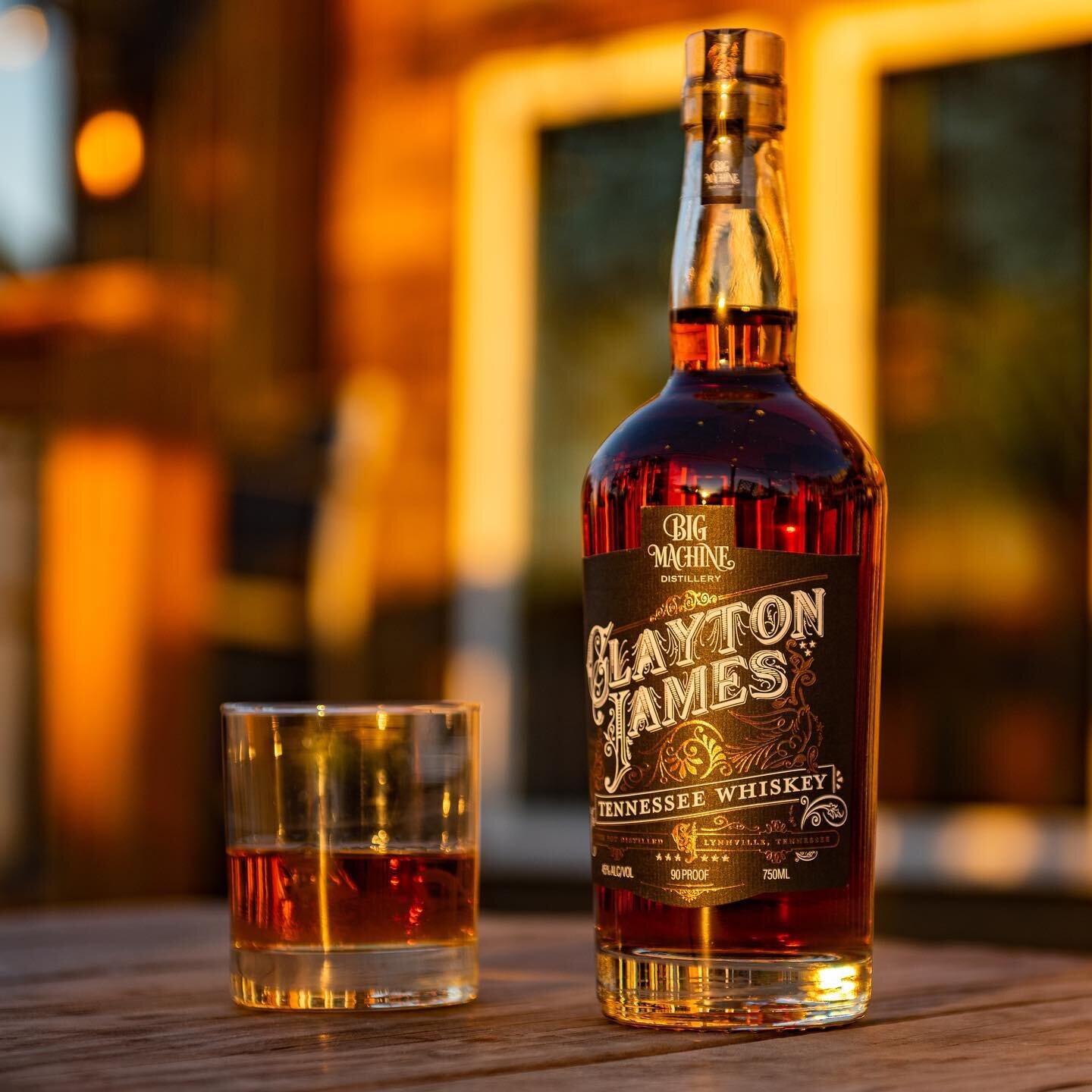 Tennessee Whiskey was made for Tennessee sunsets. Here&rsquo;s to #WhiskeyWednesday with Clayton James 🥃
