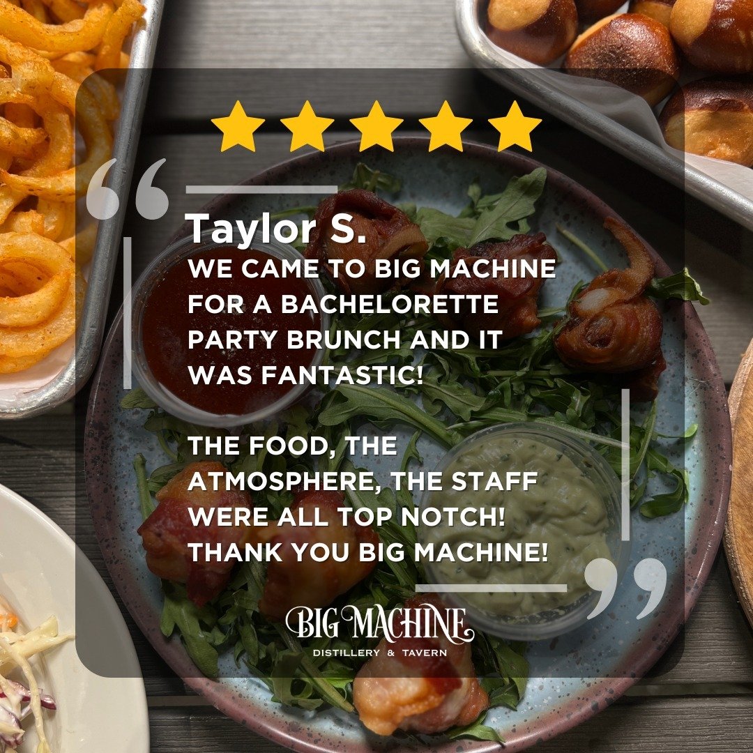 🥰 We are so glad you enjoyed your time with us Taylor! 

💗 For those wondering how you can schedule Bachelorette Brunch, please visit our Website!

🏷️ 
#review #brunch #bachelorette