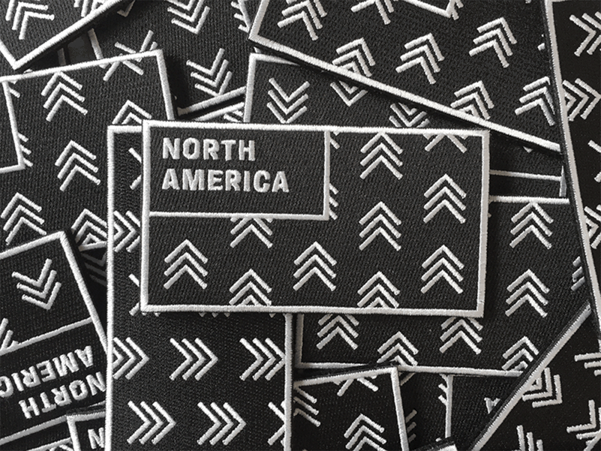 Partnership Team patches for their bomber jackets.