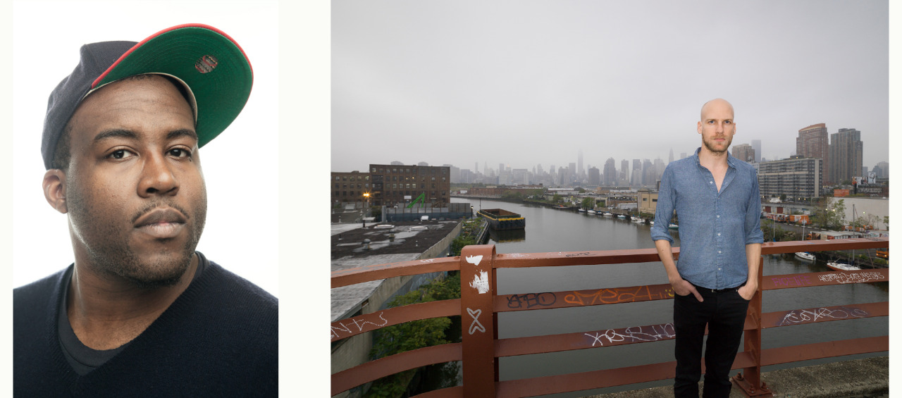 Left: Kris Graves photographed by Martin Adolfsson. Right: Martin Adolfsson photographed by Kris Graves.