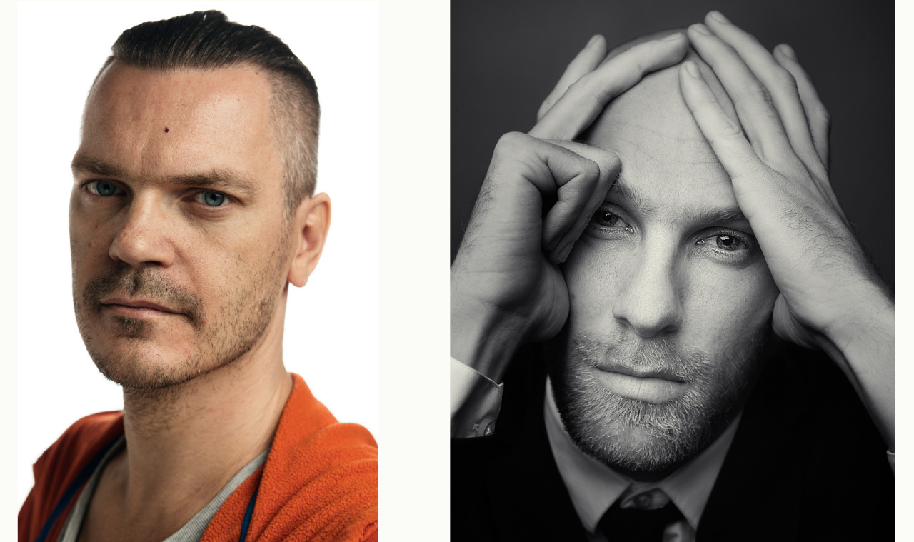 Left: Patrik Andersson photographed by Martin Adolfsson. Right: Martin Adolfsson photographed by Patrik Andersson.