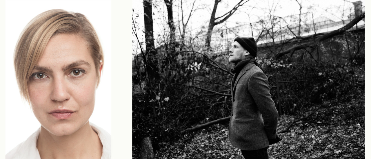 Left: Sofia Runarsdotter photographed by Martin Adolfsson. Right: Martin Adolfsson photographed by Sofia Runarsdotter.
