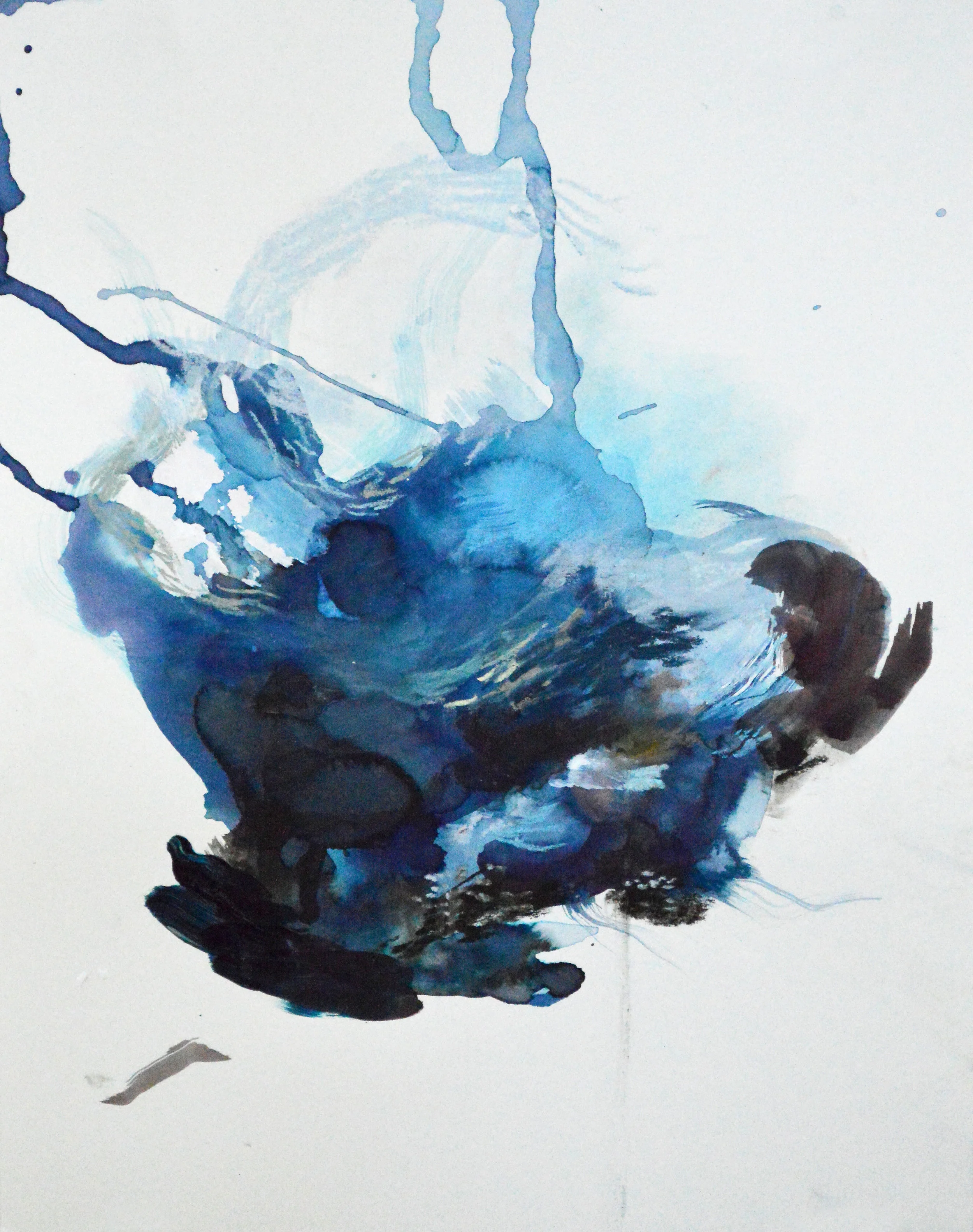 Blue, 11 x 14 inches