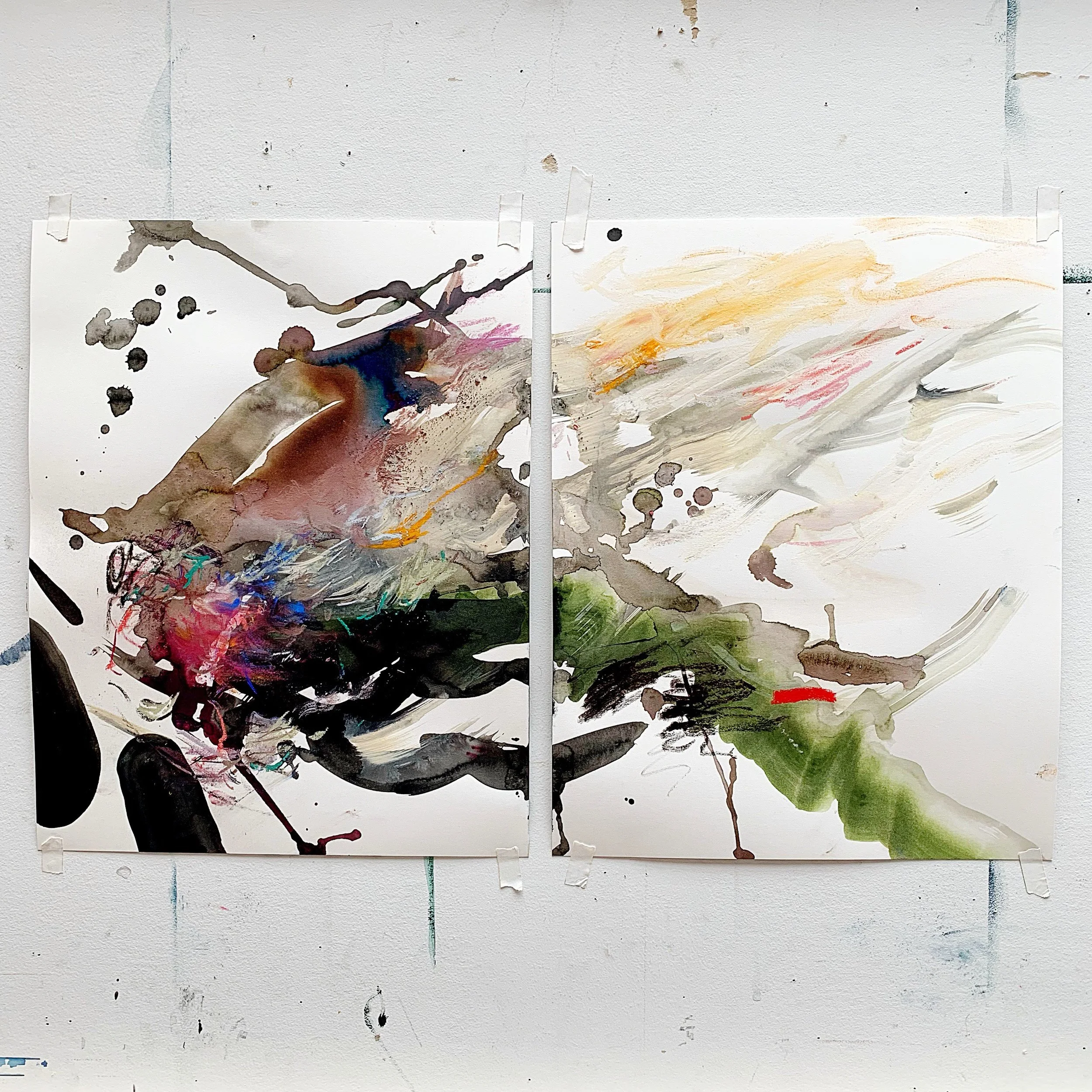 A Ballistic Force, (2) 11 x 14 inches