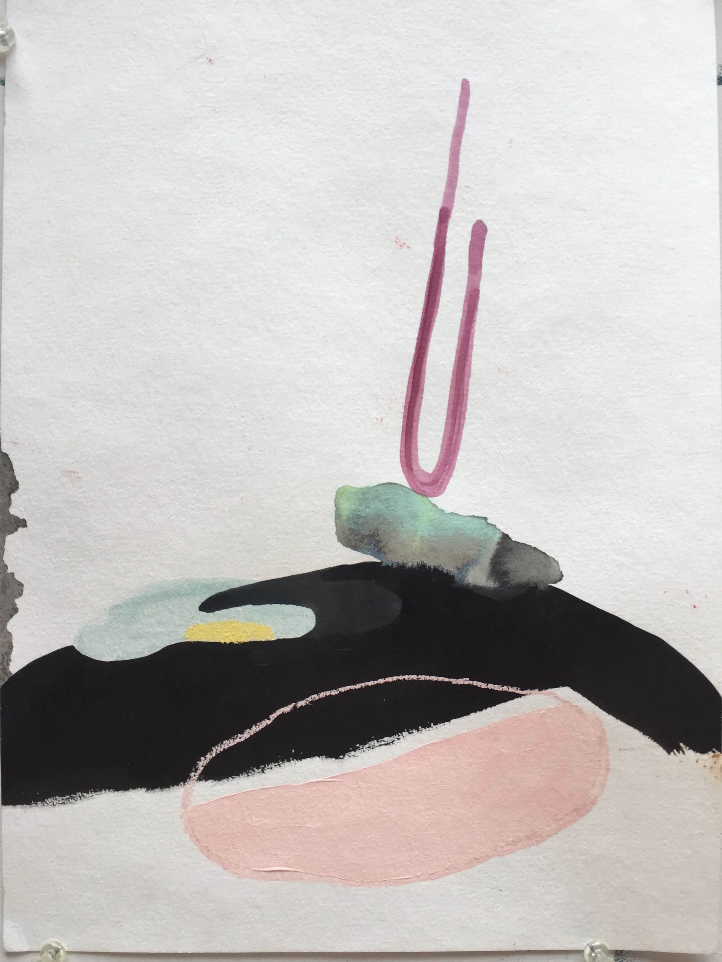 The last few things I forgot to clean up. 11 x 15 inches
