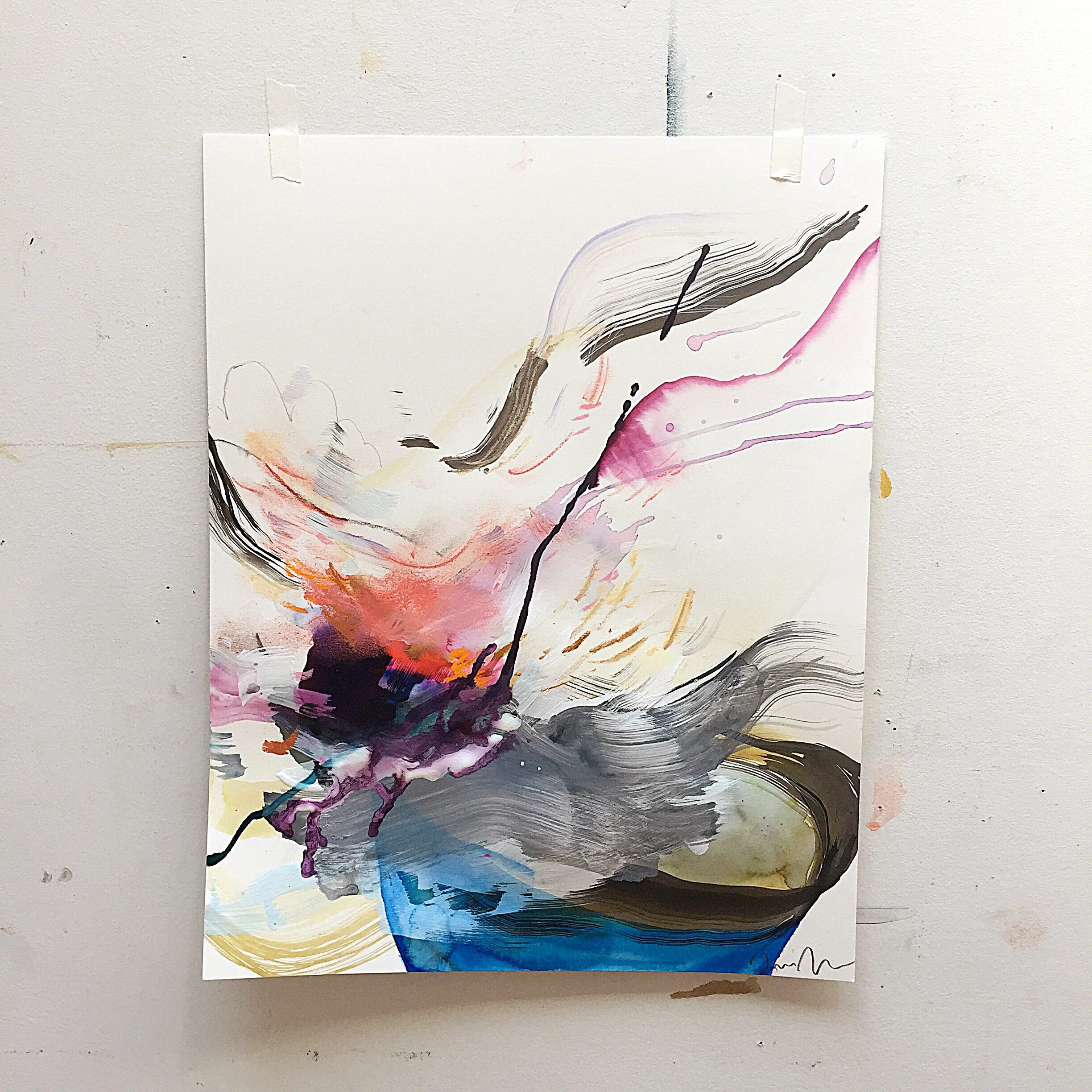 I was aiming towards something that only existed in my imagination. 11 x 14 inches