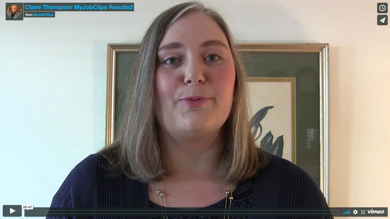 Client Video: Claire Thompson
