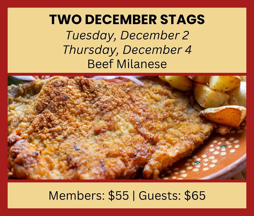 For the first time TWO December stags.  Get your tickets today. 🇮🇹🎄