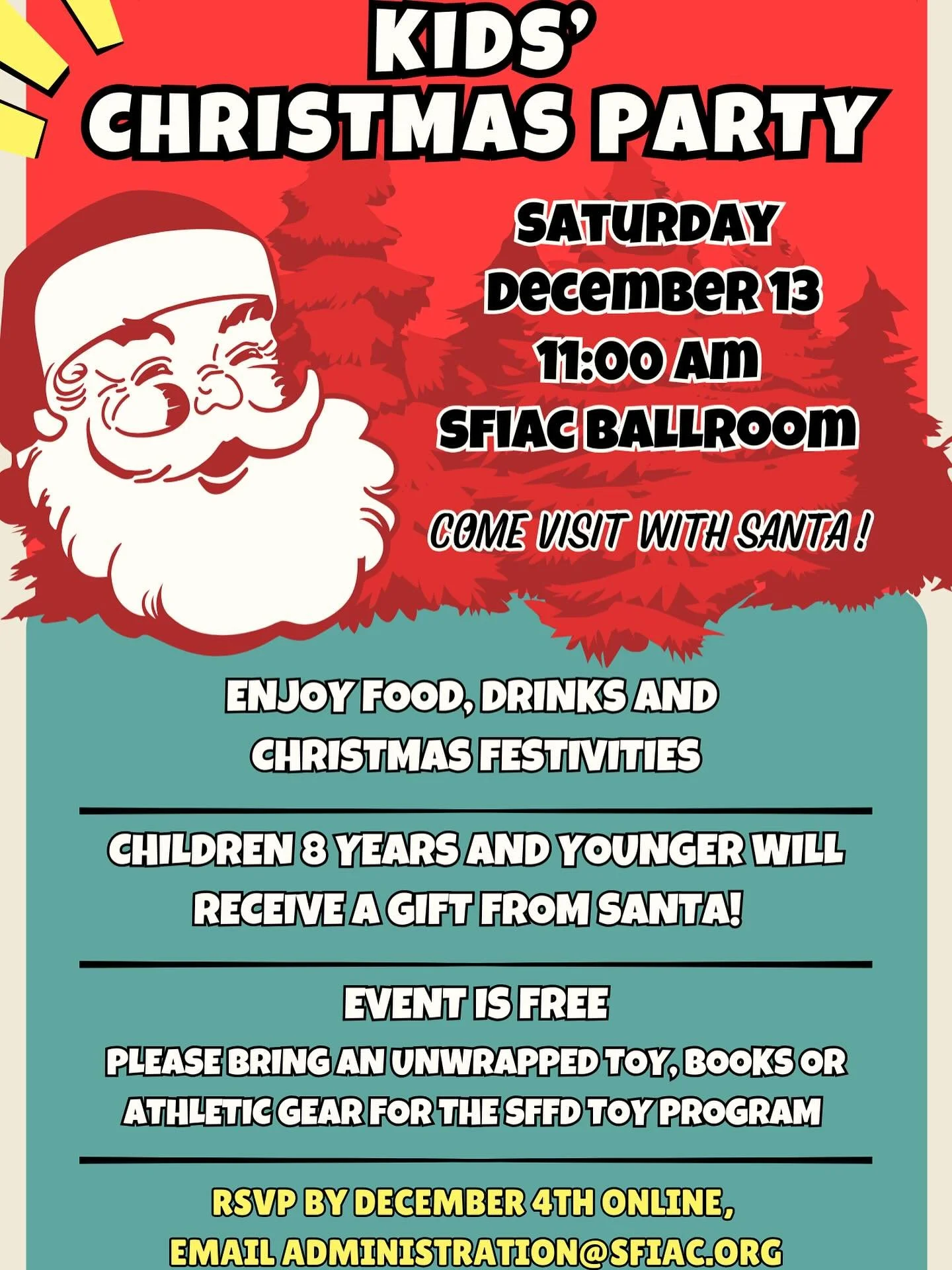 Member kids&rsquo; Christmas party.