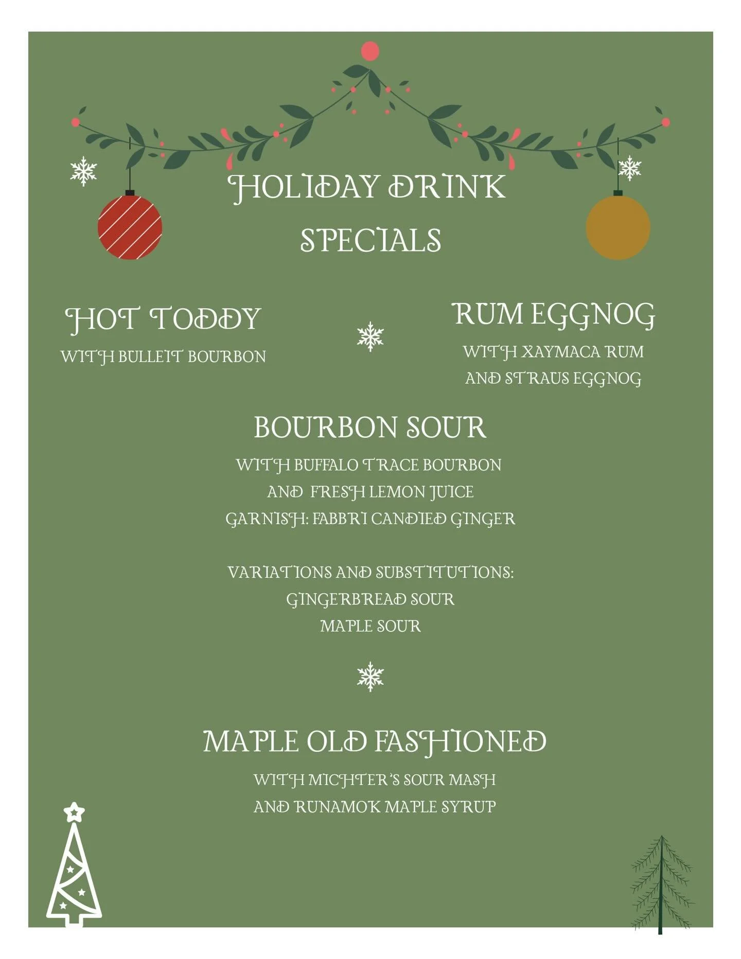 Christmas season has begun.  The Club is decorated and holiday drinks are being served in the Members&rsquo; Bar. 🎄🎅🏻