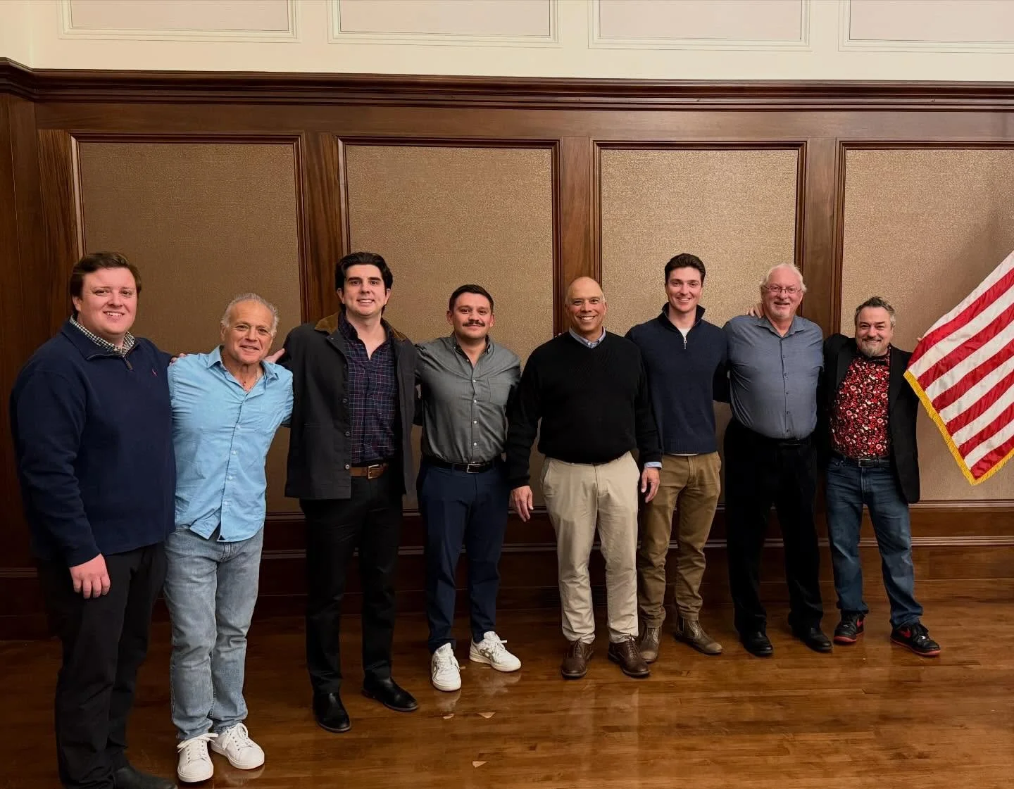 Welcome to our eight new members.  Class of February 2026. 🇮🇹🇺🇸 @brandonvaccaro