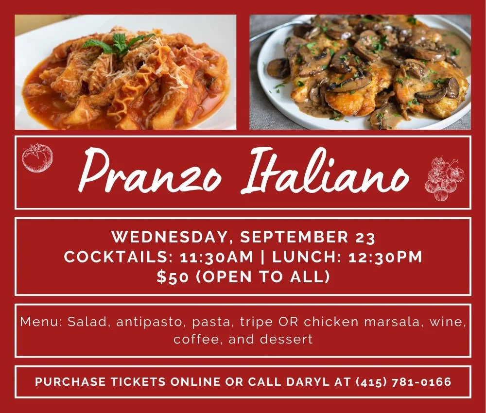 Join us for our annual Tripe lunch.  Get a table together and enjoy an authentic 🇮🇹 pranzo.  Tickets on sale now.