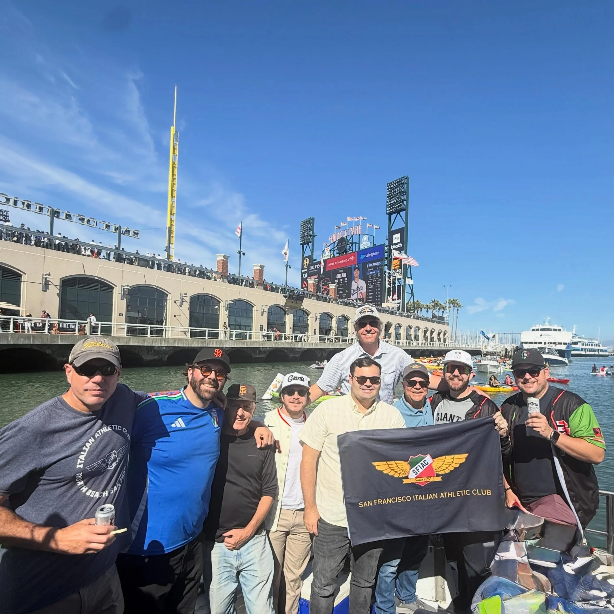 Amazing day on the Bay with Club members and friends.  San Francisco really showed off for us ☀️🌁⚾️⚓️. Thanks to Nick Winstead for organizing, Jay and Mike for helping.  Thank you to Captain Brent. DM me for boat info - he does fishing tours too.  A