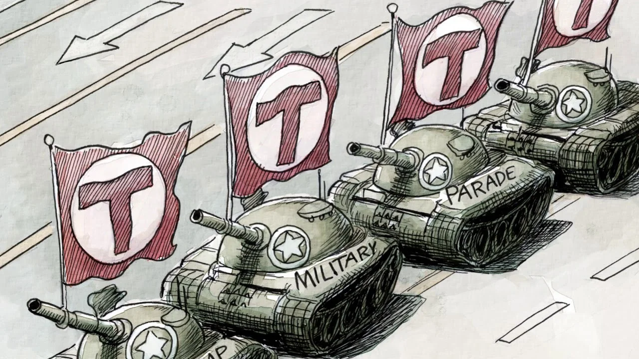 TRUMP'S MILITARY PARADE ABORTED