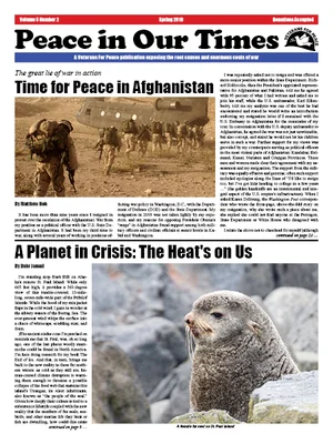 THE LATEST EDITION OF PEACE IN OUR TIMES IS OUT