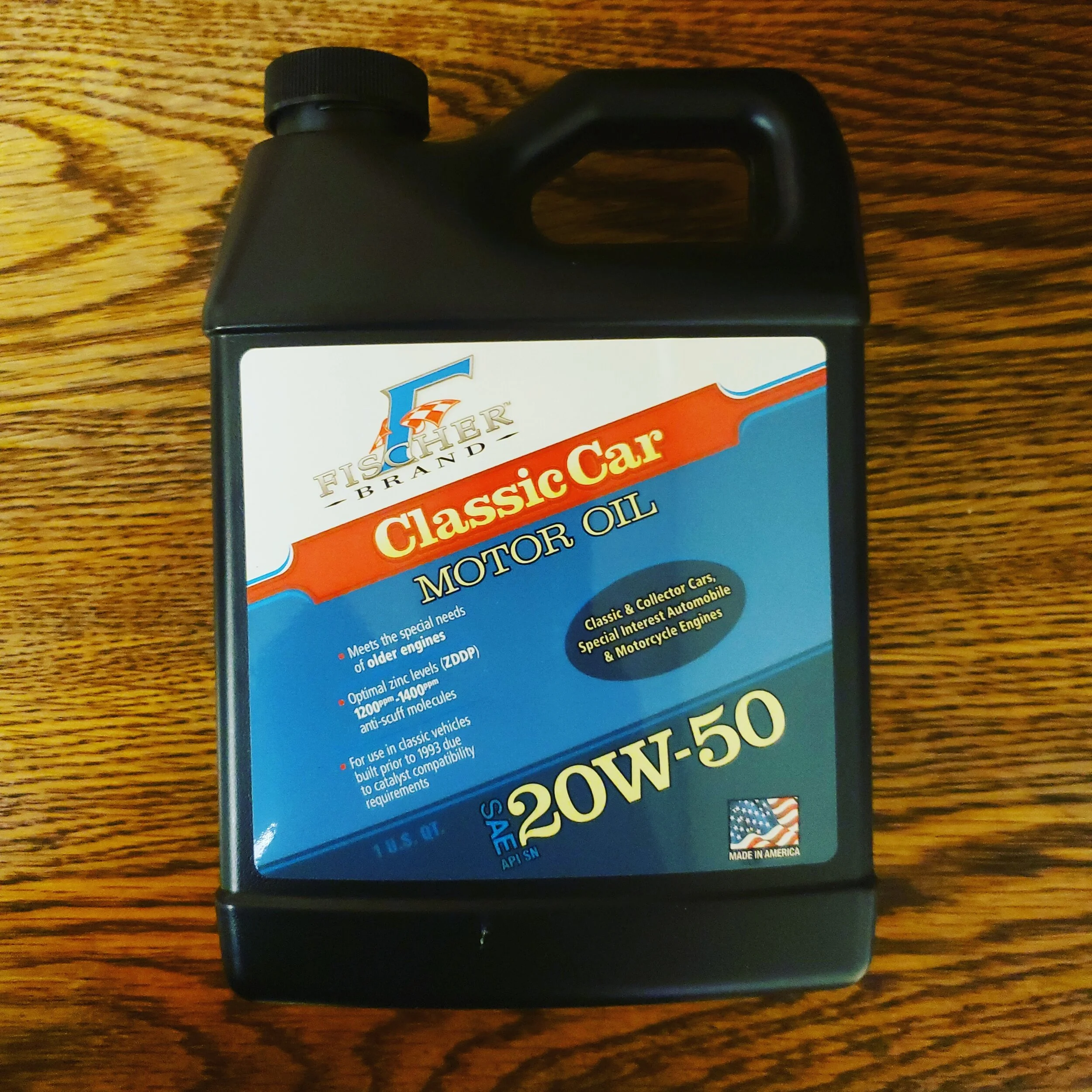 Shop Fischer Classic Car high zinc Motor oil SAE 20w50 — Fischer