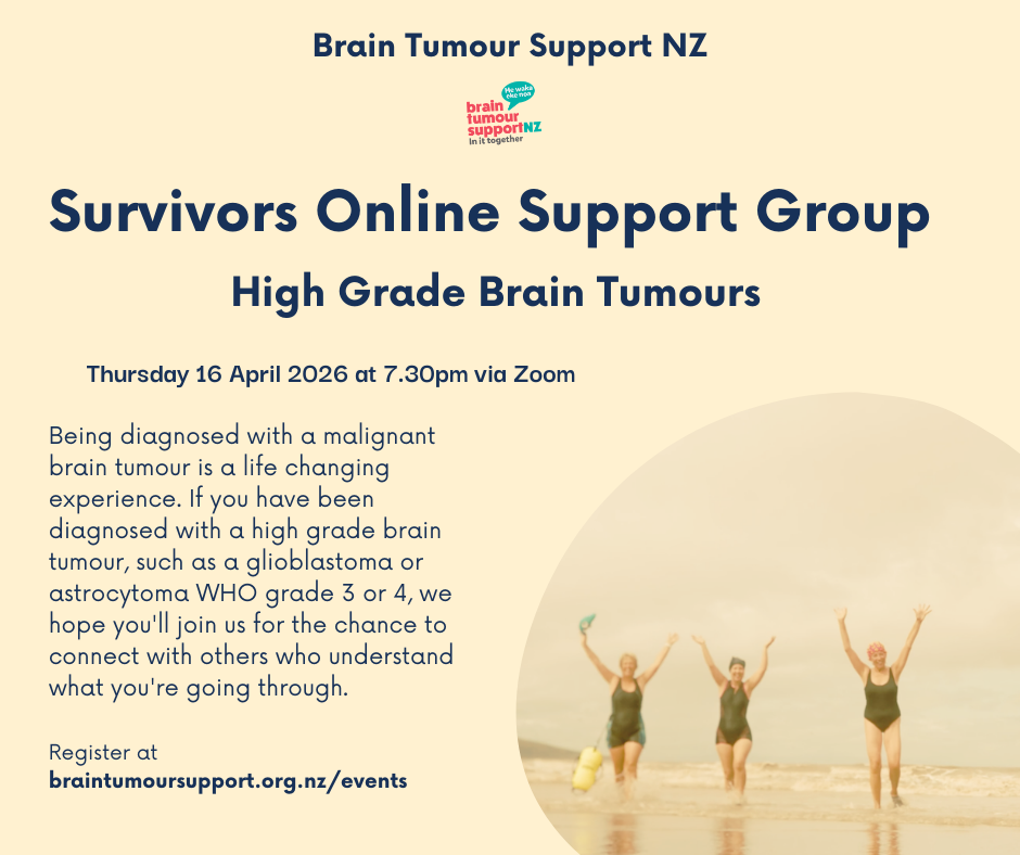 Survivors High Grade Brain Tumours Online Support Groups