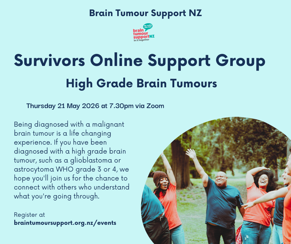 Survivors High Grade Brain Tumours Online Support Groups