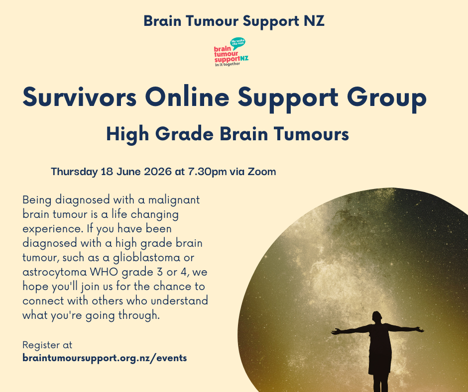 Survivors High Grade Brain Tumours Online Support Groups