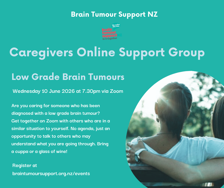 Caregivers Low Grade Brain Tumours Online Support Group Meeting
