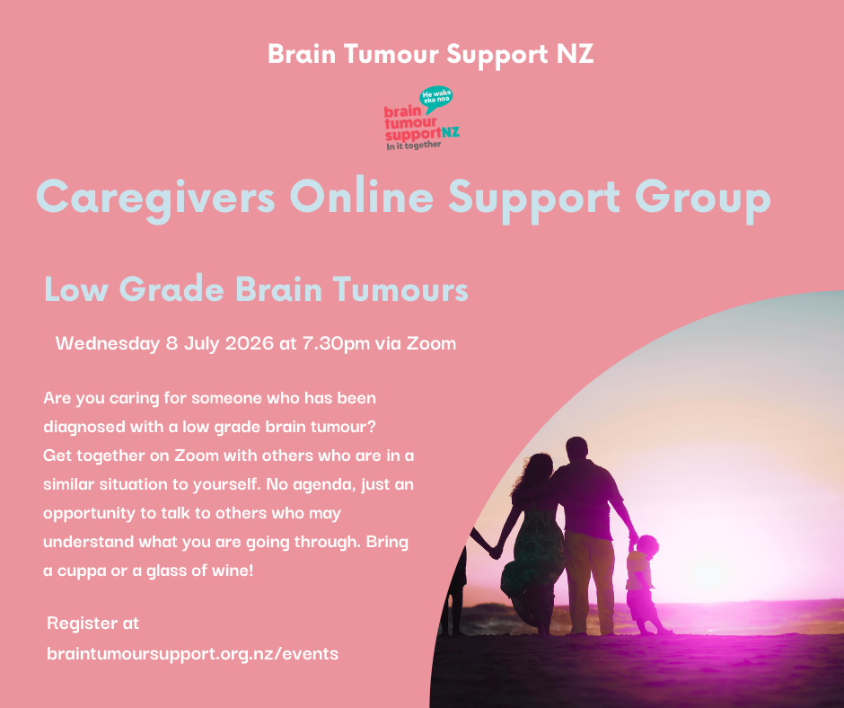 Caregivers Low Grade Brain Tumours Online Support Group Meeting