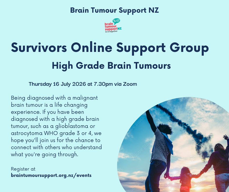 Survivors High Grade Brain Tumours Online Support Groups