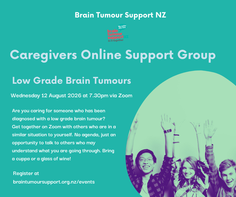 Caregivers Low Grade Brain Tumours Online Support Group Meeting