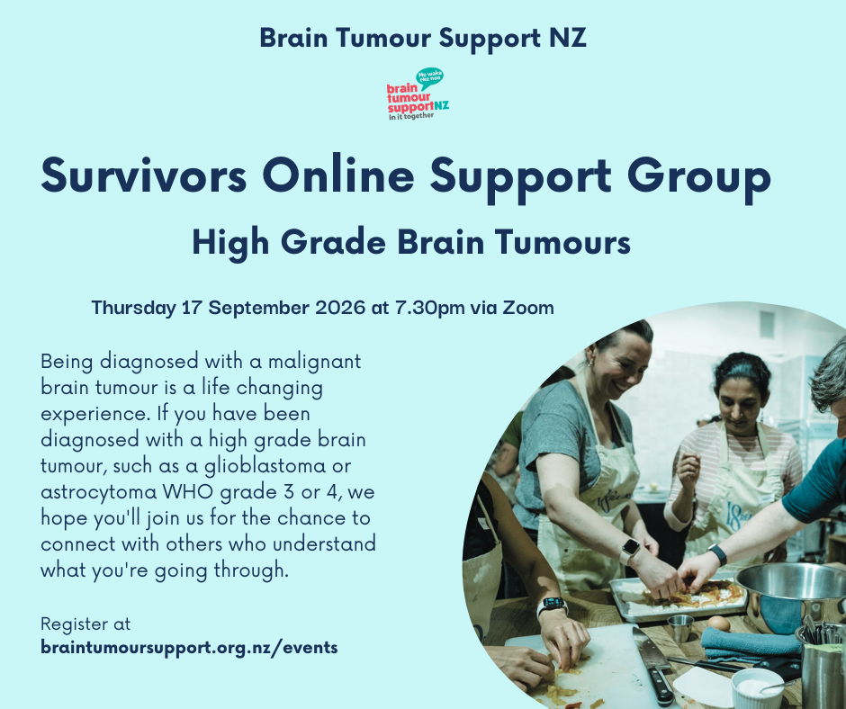 Survivors High Grade Brain Tumours Online Support Groups