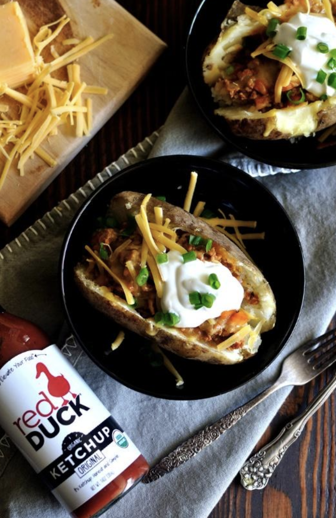 Sloppy Joe Baked Potatoes