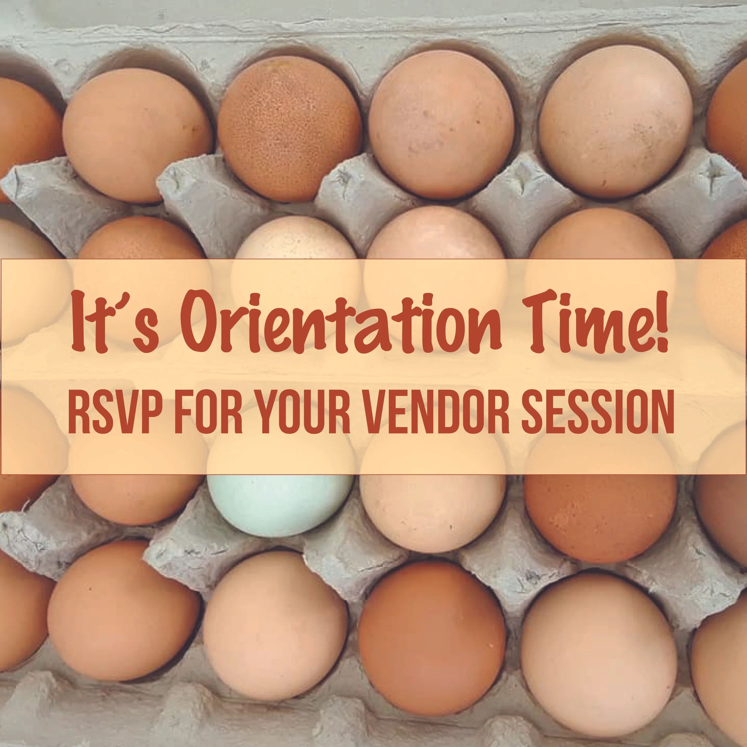 Vendor Orientation