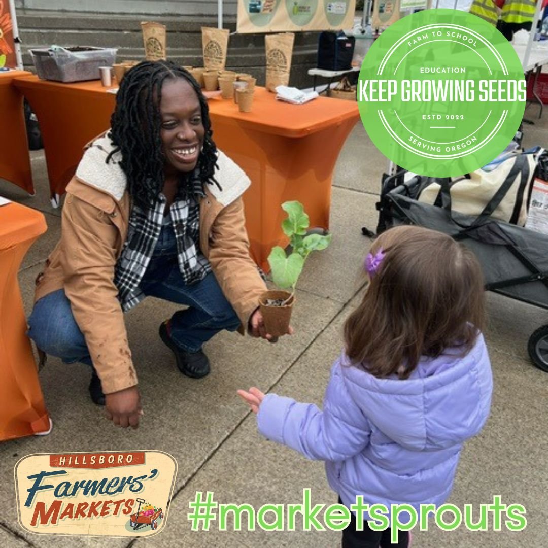 Kids LOVE the Market Sprouts Program and so do we! Join us tomorrow for the Grand Opening of HFM Reed's Crossing Market and bring the kiddos to enjoy learning w/ Reeba of @keepgrowingseeds! There's gonna be music, fantastic food and BEAUTIFUL weather