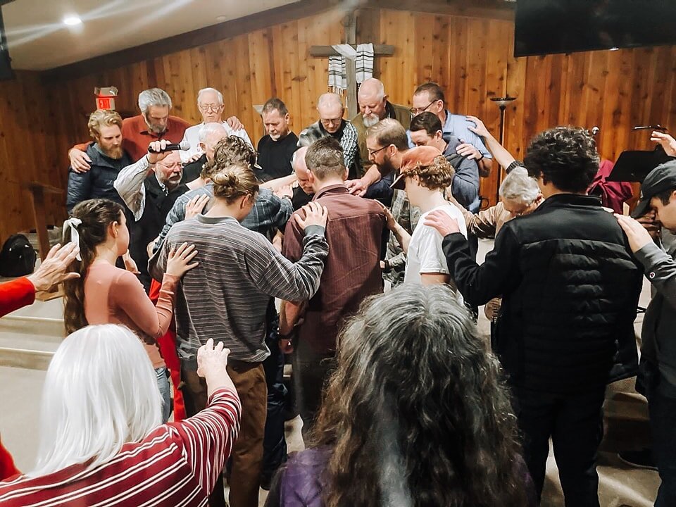 Students gathered with community members for an evening learning from missionaries. Gathering in community is the key for success in life restoration! #liferestoration #communitymatters